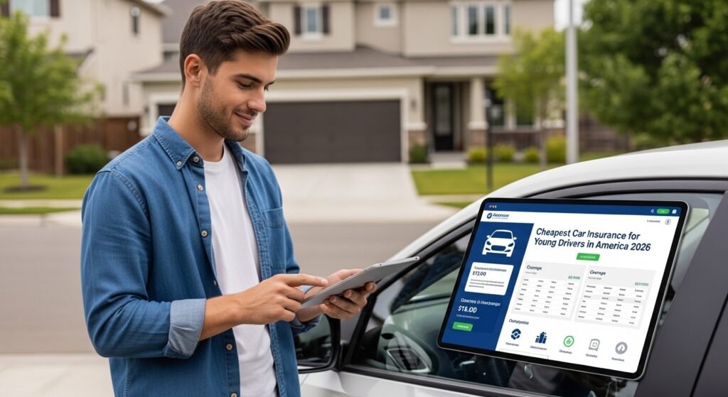 Cheapest Car Insurance for Young Drivers in America 2026