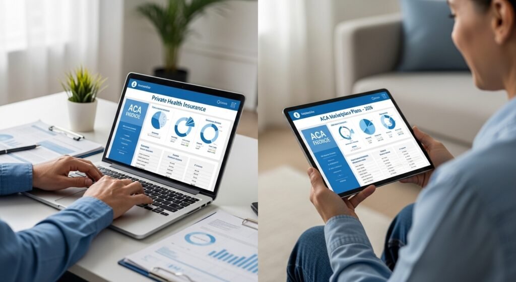 Marketplace vs Private Health Insurance: Complete Comparison 2026